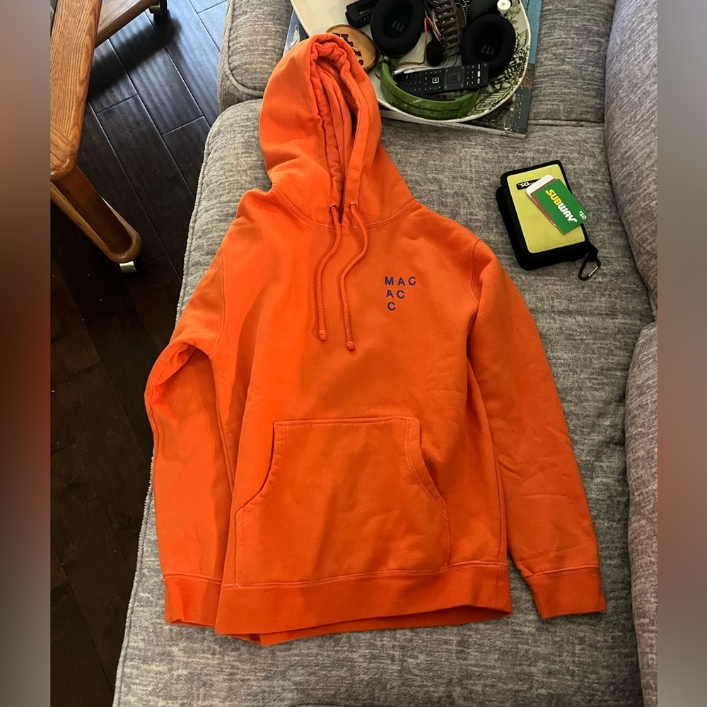 Mac Miller Globe Orange Hoodie NEVER WORN